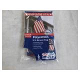 2 1/2 x 4" Sleeved Polycotton US Fl...