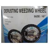Derusting Weeding 10" Wheel...