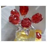 Glass Bouquet Décor - one flower n...