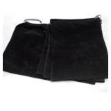 6 Velvet Gift 10" x 11" Bags...