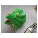 Metal Bank and Dinosaur...