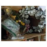 Box of Wreaths, and Artificial Flow...