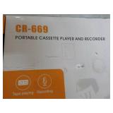 Portable Cassette Player and Record...