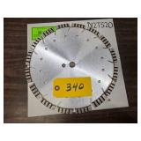 12" Diamond Turbo Blade, D12TS20...