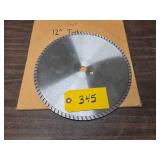 12" Diamond Turbo Blade, D12T...