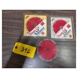 (3) Diamond Products 5"  Diamond Bl...