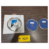(3) Diamond Vantage 6" Diamond Blad...