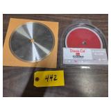 8" & 7" Wet Tile Diamond Blades...