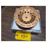 7" Diamond Grinding Wheel, D7D, Wit...