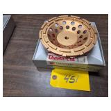 7" Diamond Grinding Wheel, D7D, Wit...