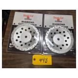 (2) 7" PCD Diamond Cup Wheels...