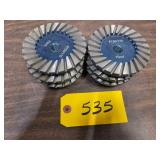 (6) 4" 150/170 Hard Diamond Grindin...