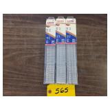 (3) 25 pks. Lenox 12" 6 TPI Recipro...