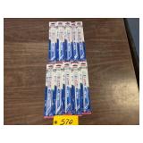 (10) 5 pks. Lenox 8" 24 TPI Recipro...