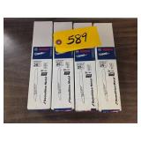 (4) 25 pks. Bosch 9"  8/10 Demo Rec...