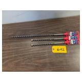 Bosch 9/16x21", 9/16"x13", 1/2"x13"...