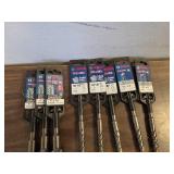 (8) Assorted Bosch SDS Plus Carbide...