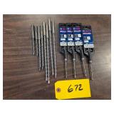 (12) Assorted Bosch SDS Plus Carbid...