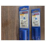 (2) Bosch Spline Carbide Drill Bits...