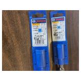 (2) Bosch Spline Carbide Drill Bits...