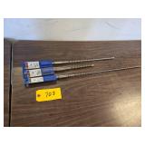 (3) Bosch Spline Carbide Drill Bits...