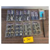 (10) pcs. Bosch Quick Change Mandre...