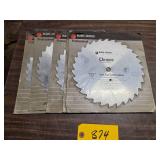 (5) 10" Saw Blades...