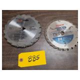 (15)  Assorted 7 1/4" Carbide Tippe...