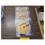 (3) 7 " Diamond Saw Blades...