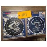(2) 6 1/2" Saw Blades...