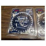 (5) 5 3/8" Saw Blades, Steel...