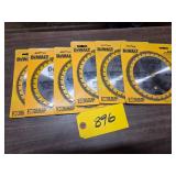 (6) 5 3/8" Saw Blades, Aluminum...