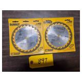 (2) 5 3/8" Saw Blades...