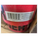 (7) Rolls Red Danger Tape, 3"x1000