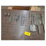 Assorted Rotary Hammer Chisels & Ca...