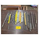 Assorted Rotary Hammer Chisels & Ca...