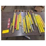 Assorted Rotary Hammer Chisels & Ca...