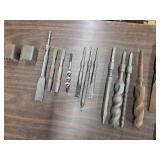 Assorted Rotary Hammer Chisels & Ca...
