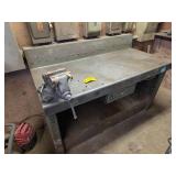 Equipco 60" Steel Workbench 5" Swiv...