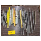 Assorted Rotary Hammer Chisels & Ca...