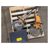 (2) 14" Diameter Ring Saws with Par...