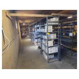 (9) Sections Steel Shelving, 36x24x...
