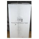 Queen Size Memory Foam Topper 3" $109.99 Retail - Brand New