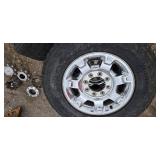 Set of 4 Ford Super Duty 18" Chrome Wheels & Tires – 8‑Lug