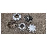 Set of 4 Ford Super Duty 18" Chrome Wheels & Tires – 8‑Lug