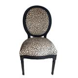 MB - Custom Leopard Upholstered Chair by Palecek