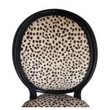 MB - Custom Leopard Upholstered Chair by Palecek