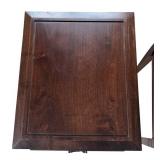 MB - Pair of Handcrafted Mahogany Queen Ann Nightstands
