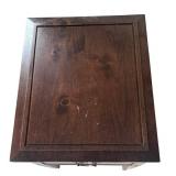 MB - Pair of Handcrafted Mahogany Queen Ann Nightstands