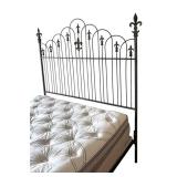 MB - Vintage French Provincial Style Iron Queen Bed